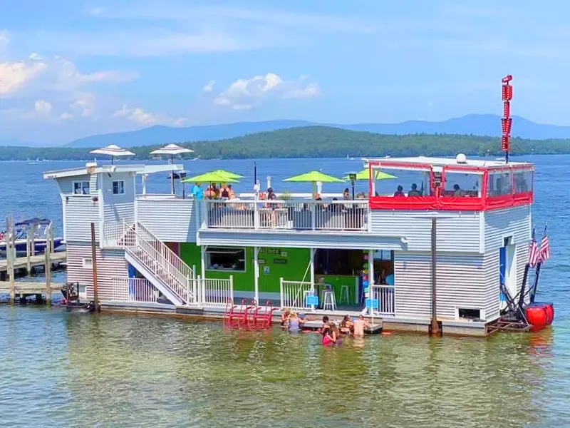 The Dive, a boat restaurant in New Hampshire