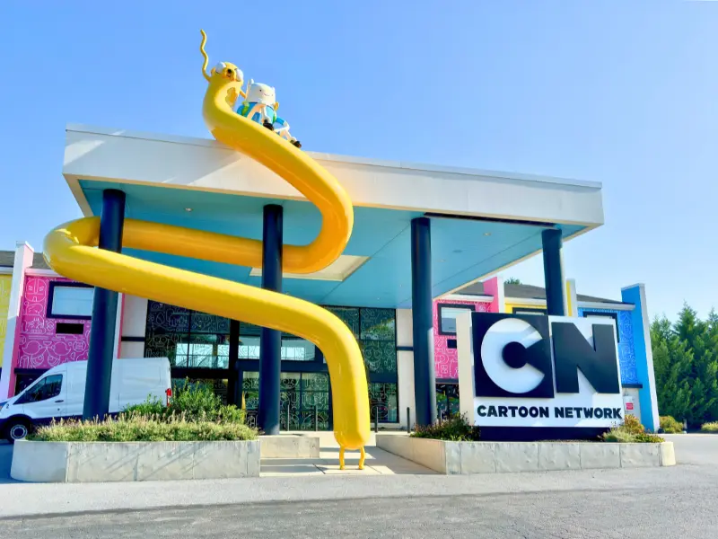 Cartoon Network Hotel in Lancaster, a top pick for affordable family vacation ideas.