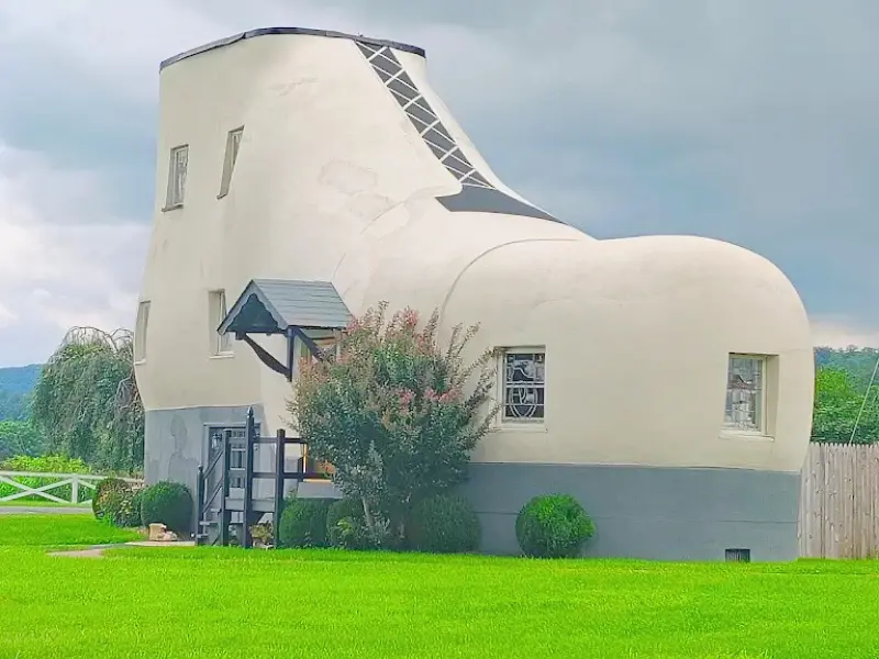 Haines Shoe House exterior close-up in York Pennsylvania